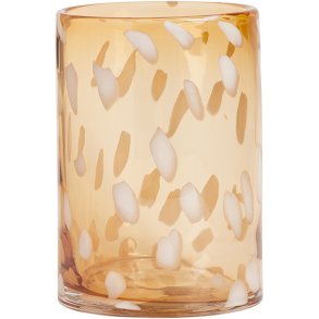 OYOY Jali Hurricane Kerzenhalter H19 cm, Amber