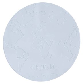 OYOY Mini Tischset The World 39 cm, Ice