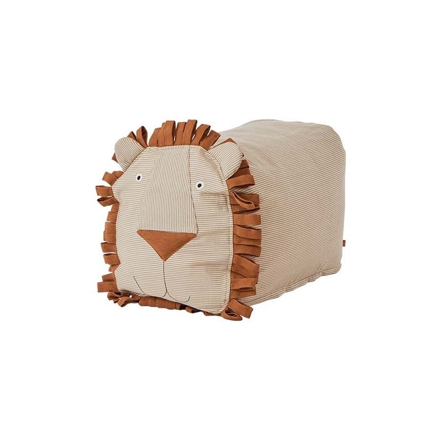 OYOY Mini Sitzsack Lwe Lobo, Karamell