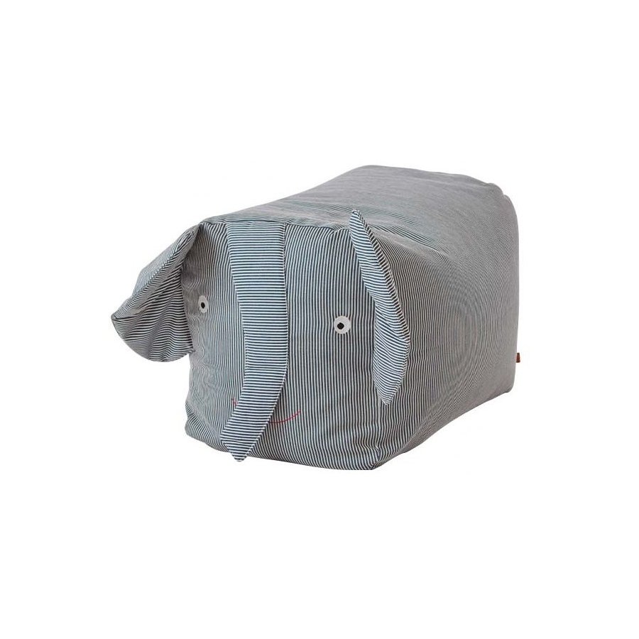 OYOY Mini Sitzsack Elefant Erik, Blau