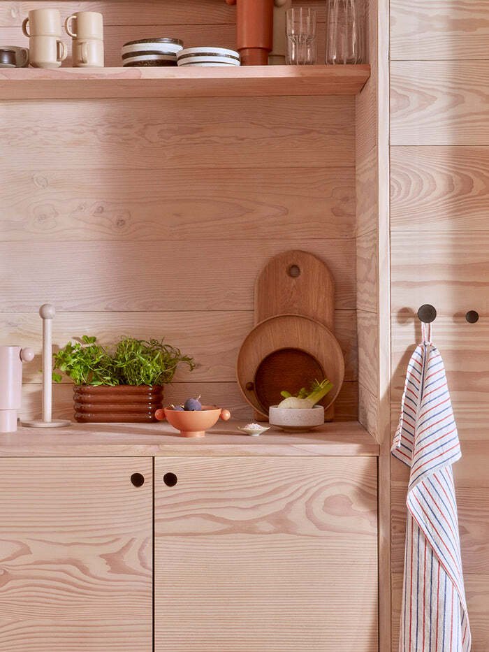 OYOY Kurin Viskestykke 2 stk. 50x70 cm, Caramel