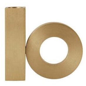 OYOY Baari Kerzenhalter H10 cm, Messing