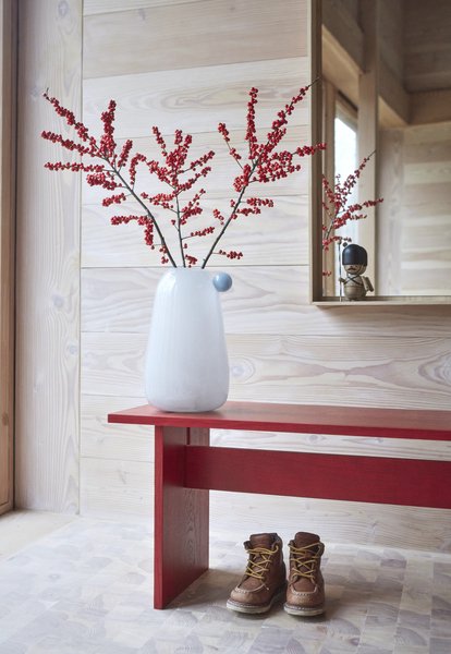 OYOY Inka Vase H34 cm, Offwhite