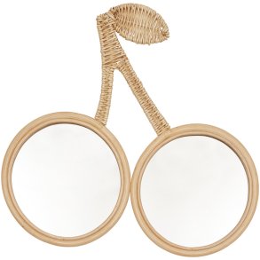 OYOY Mini Wandspiegel Kirsche H42,5 cm, Natur