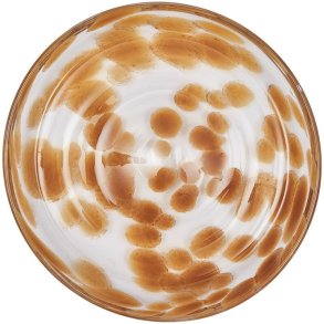 OYOY Jali Teller 15,6 cm, Bernstein