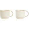 OYOY Yuka Espresso Tasse 2er Set, 10 cl, Offwhite