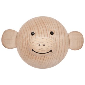OYOY Mini Wandhaken Monkey 7 cm, Buche