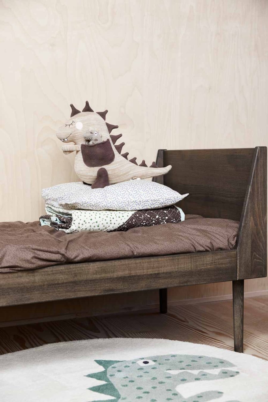 OYOY Mini Kuscheltier Dino Dina & Bobo, Beige