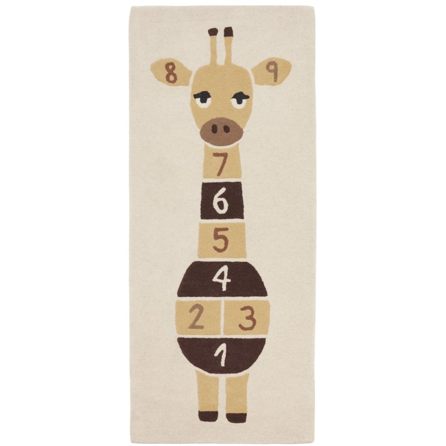 OYOY Mini Spielteppich Giraffe 75x180 cm, Gelb