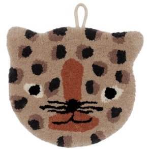 OYOY Mini Wandteppich Leopard, Camel