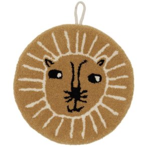 OYOY Mini Wandteppich Lwe, Caramel