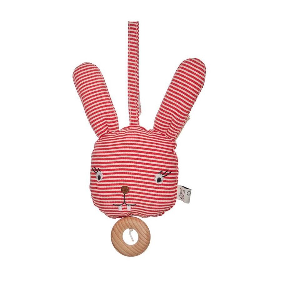 OYOY Mini Musikuro Kanin Rosy H21 cm, Cherry Red