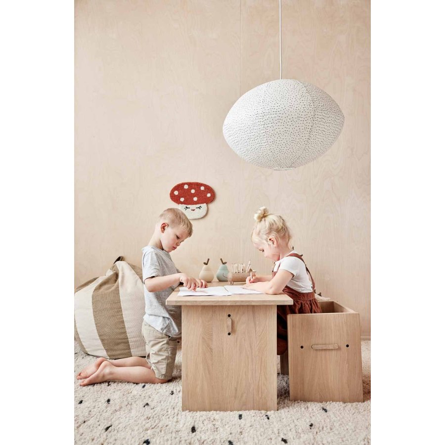 OYOY Stoffkordel mit Fassung fr Kojo und Mojo Lampe 3 M, Wei