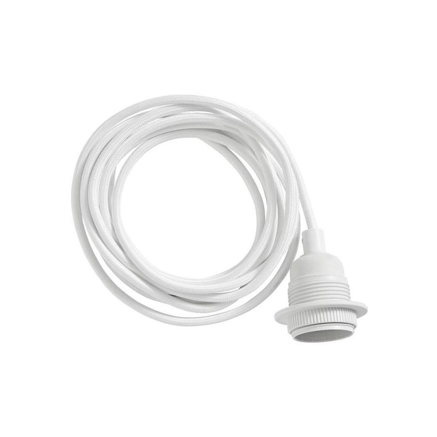 OYOY Stoffkordel mit Fassung fr Kojo und Mojo Lampe 3 M, Wei