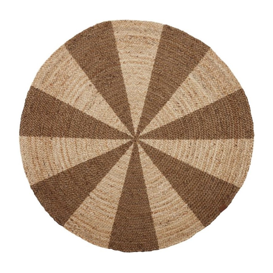 OYOY Cirkeltppe 120 cm, Jute