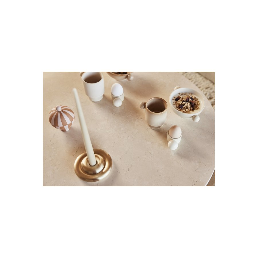 OYOY Inka Eierbecher 2er Set H3,5 cm, Reactive Mellow