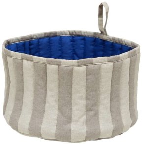 OYOY Toppu Brotkorb 24 cm, Ton/Optikblau