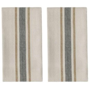 OYOY Linu Viskestykke 2 stk. 70x50 cm, Sort