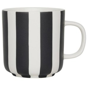 OYOY Toppu Becher 35 cl, Wei/Schwarz