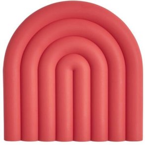 OYOY Rainbow Untersetzer 15 cm, Cherry red