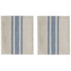 OYOY Linu Stoffserviette 2er Set 45x45 cm, Blau