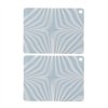 OYOY Zebura Platzset 2er Set 45X34 cm, Blau/Offwhite