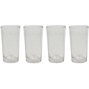 OYOY Kuki Highball Glas 4er Set 33 cl, Klar