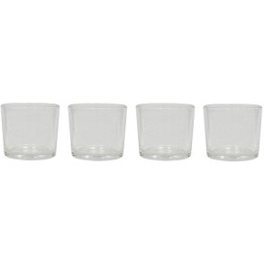 OYOY Kuki Glas 4er Set 22 cl, Klar