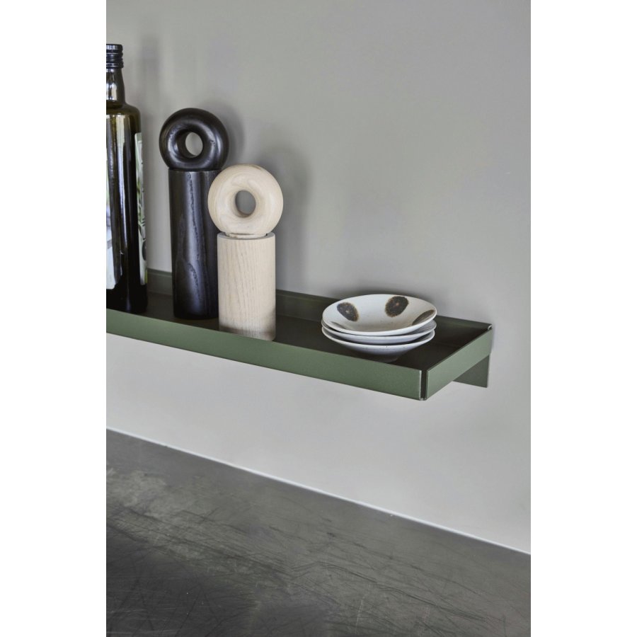 OYOY Bakku Wandregal 16x80 cm, Olive