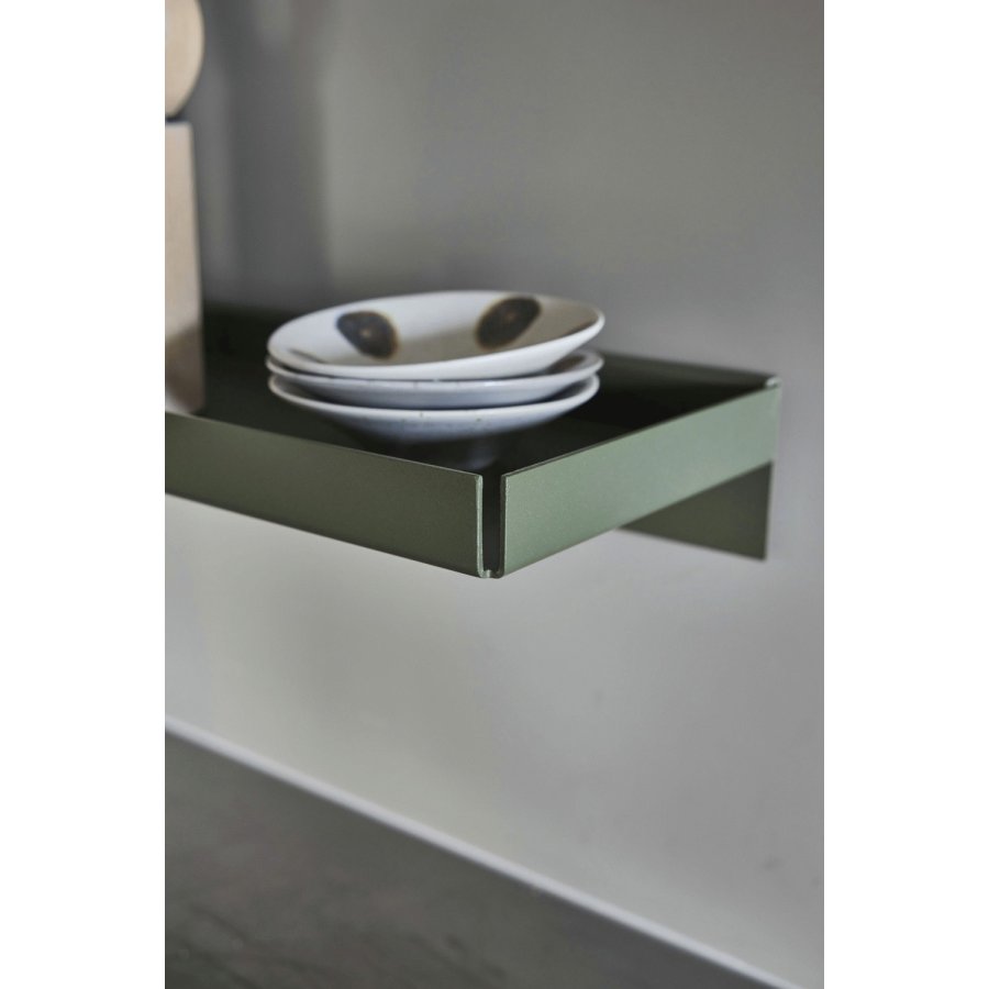 OYOY Bakku Wandregal 16x80 cm, Olive