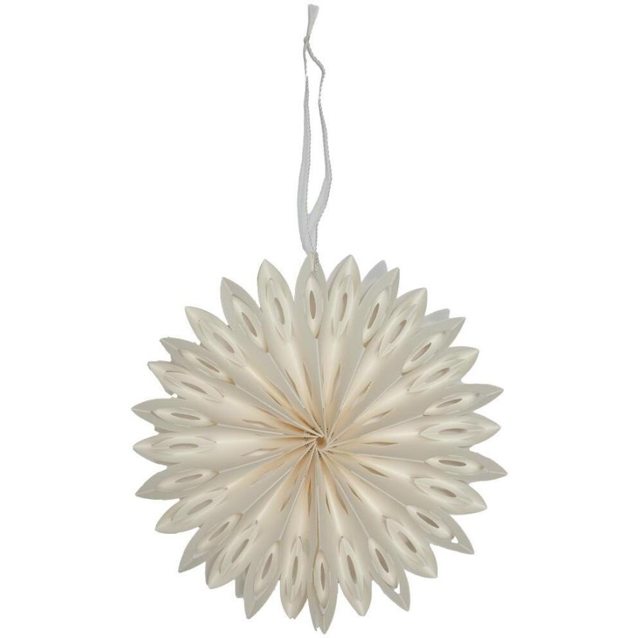 OYOY Zen Papirornament nr. 2 18 cm, Offwhite