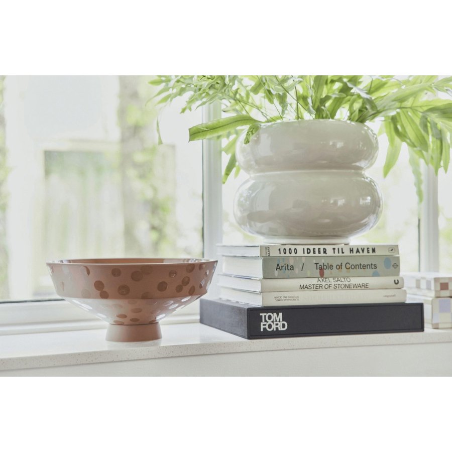 OYOY Kupla Blumentopf H25 cm, Cremefarben