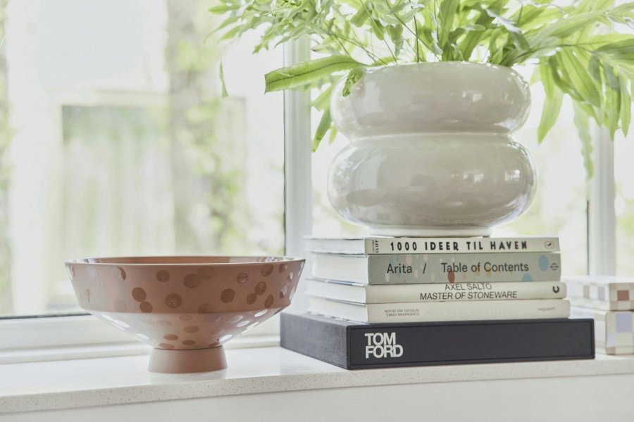 OYOY Kupla Blumentopf H25 cm, Cremefarben