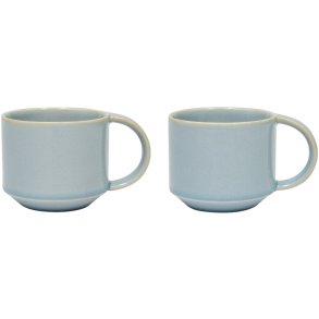 OYOY Yuka Tasse 2er Set 27 cl, Ice Blue