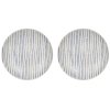OYOY Nori Teller 2er Set 12,9 cm, Clay/Optic Blue