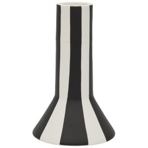 OYOY Toppu Kerzenhalter H11 cm, Weiß/Schwarz