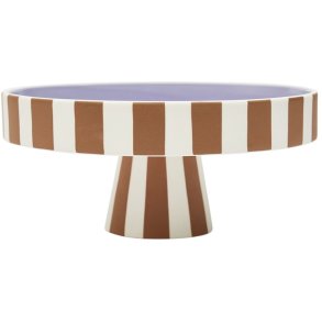 OYOY Toppu Platte auf Sockel 20 cm, Caramel/Lavender