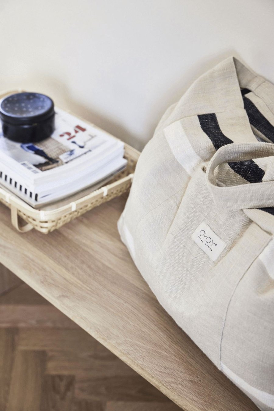 OYOY Sofuto Tasche 50x18 cm, Clay