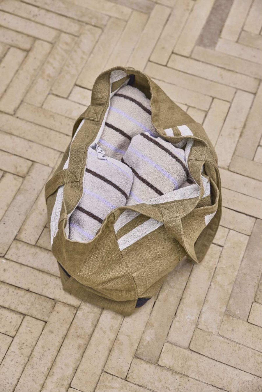 OYOY Sofuto Tasche 50x18 cm, Curry