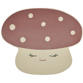 OYOY Mini Tischset-Schwamm 43x35,5 cm, Cremewei/Rot