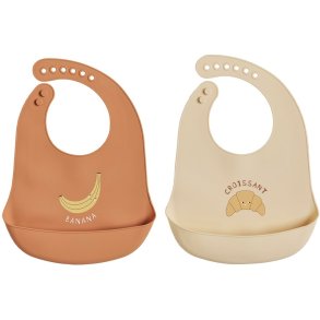 OYOY Mini Yummy Ltzchen 2er Set 27x19 cm, caramel/Butter