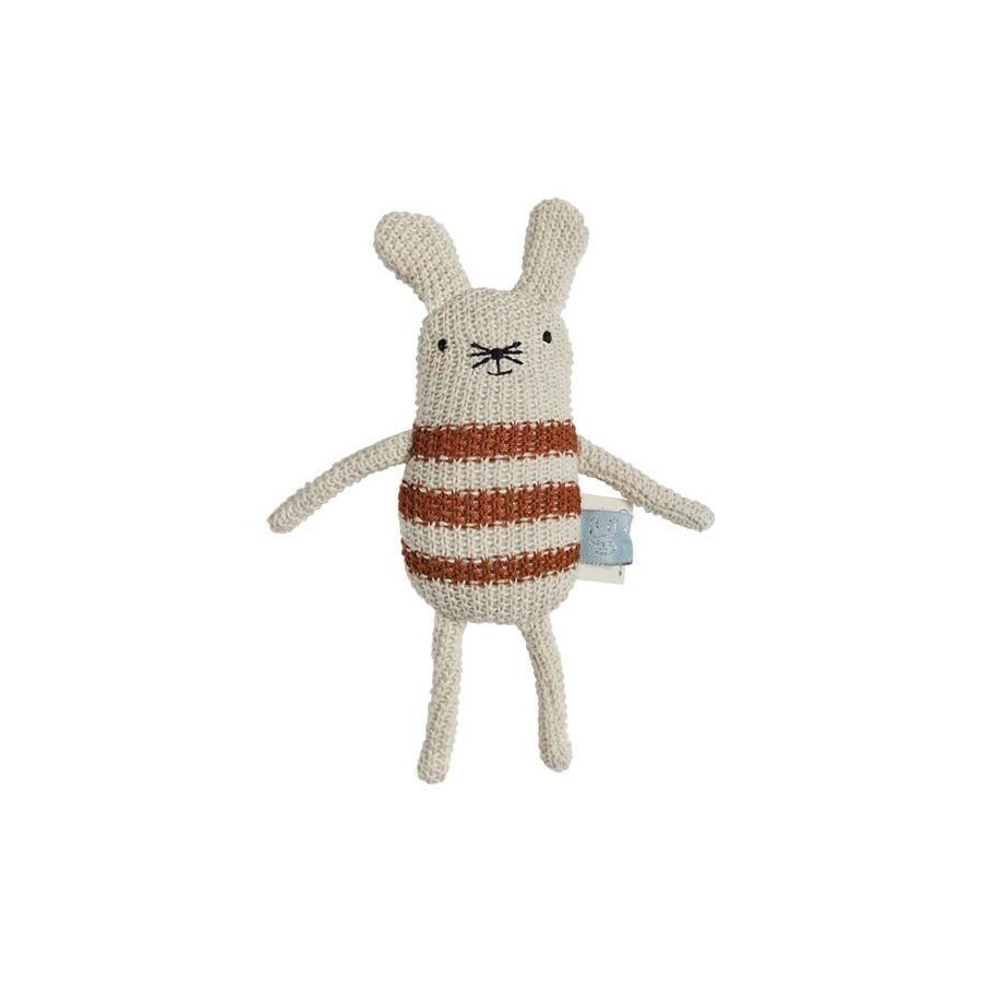 OYOY Mini Rassel Musetti Maus, Off White/Melange