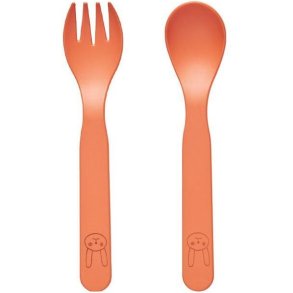 OYOY Mini Pullo Besteck 2-teilig, Apricot