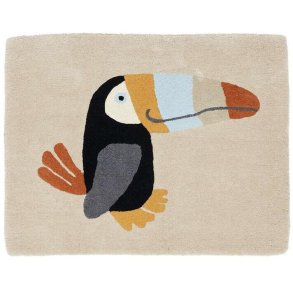 OYOY Mini Spielteppich Tukan 90x70 cm, Clay