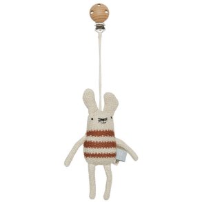 OYOY Mini Kinderwagen Spielzeug Musetti Mouse, Off White/Melange