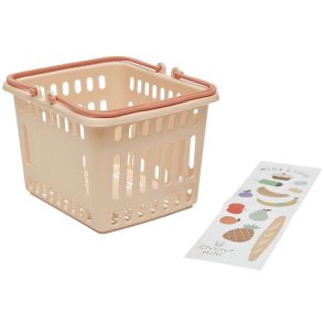 OYOY Mini Yummy Einkaufskorb, Koralle
