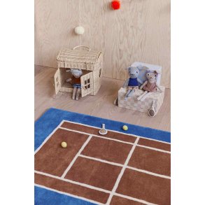 OYOY Mini Club House Opbevaring/Legehus, Rattan