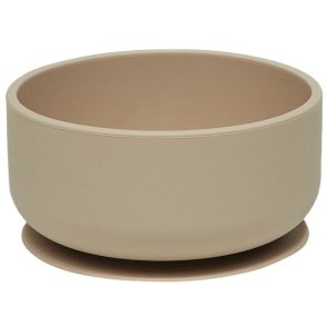 OYOY Mini Enkei Schssel mit Saugnapf 12 cm, Beige