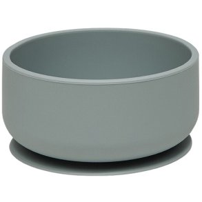 OYOY Mini Enkei Schssel mit Saugnapf 12 cm, Staubiges Blau