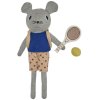 OYOY Mini Nuni Mouse Tennispuppe 34,5 cm, Hellgrau